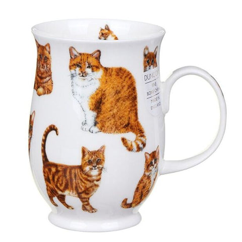Dunoon Fine Bone China Mug: Suffolk Cats Ginger Tabby