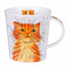 Dunoon Fine Bone China Cat Mug: Catter Splatter Ginger