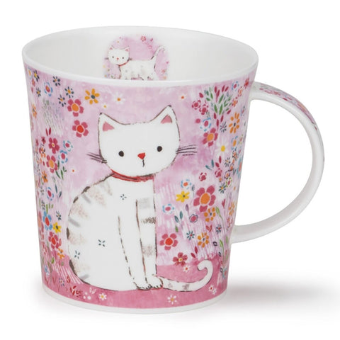 Dunoon Fine Bone China Cat Mug: Pretty in Pink Tilly
