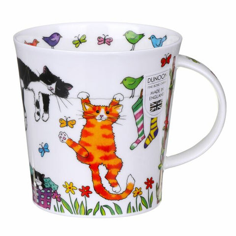 Dunoon Fine Bone China Large Mug: Hanging Out Cat