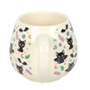 Cute and Creepy Cats Large Rounded Mug in Gift Box