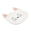 White Cat Face Ceramic Jewellery Trinket Dish
