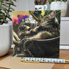 Alex Clark Classic Square Cat Card Any Occasion - Sound Asleep