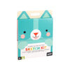 Carry-Along Kitten Sketchbook Kit with Pencils and Stickers