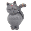 Ceramic Glazed Cat Figurine Leonardo Collection Farmyard Fun - Medium