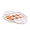 Feline Fine Stacked Bento Lunch Box with Cutlery
