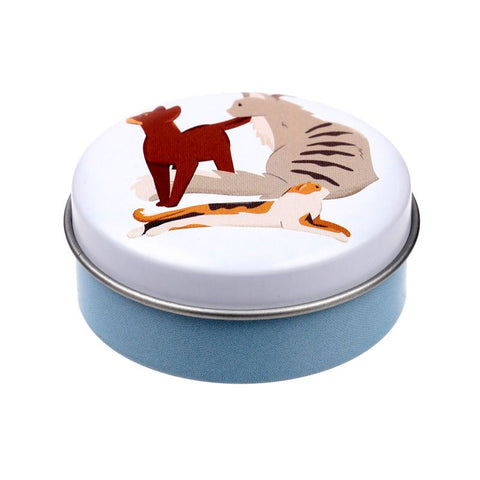 Feline Fine Cats Lip Balm in Tin 4 Yummy Flavours