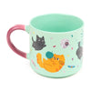 Beans & Co Cats Large Porcelain Mug