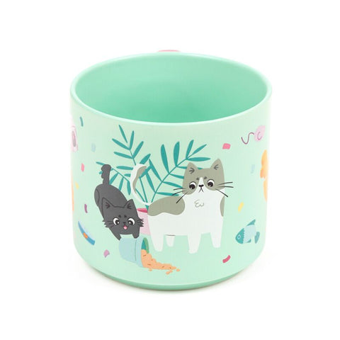 Beans & Co Cats Large Porcelain Mug
