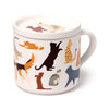 Feline Fine Large Porcelain Mug & Coaster Lid set