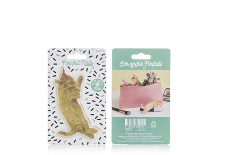 Purrfect Nails Cat Shaped Double Sided Nail File