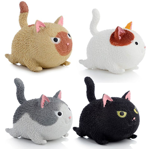 Squeezy Cat - Stretchy Cat Toy Stress Reliever