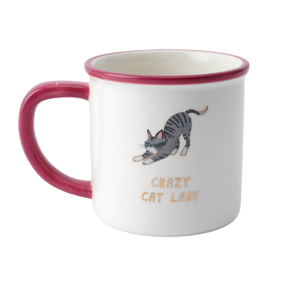 Crazy Cat Lady Gorgeous Tabby Ceramic Mug