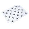 Paw Print Cat Food & Water Place Mats Twin Pack