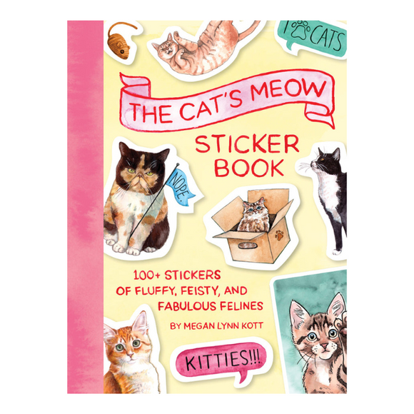 Cat's Meow Sticker Book: 100+ Fluffy Feisty & Fab Felines
