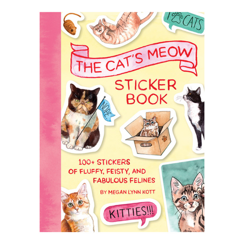 Cat's Meow Sticker Book: 100+ Fluffy Feisty & Fab Felines