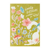 Lovely Birthday Wishes White Cat Birthday Card