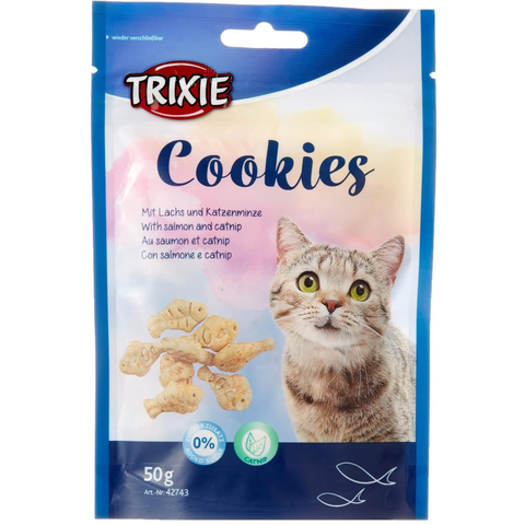 Trixie Cookies with Salmon & Catnip Crunchy Cat Treats