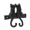 Double Cat Tail Cast Iron Wall Hooks