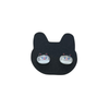 Cat Earrings - White Kitty Face Studs