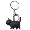 Cute Cartoon Cat Keyring Various Colours