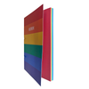 Colourful Rainbow A5 Paperback Notebook Multicoloured Cover and Pages
