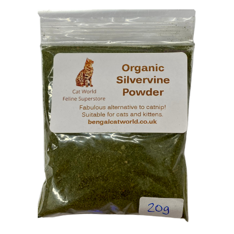 Silvervine Matatabi Powder for Cats: Catnip Alternative