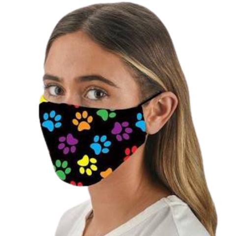 Snoozies Reusable Protective Face Mask - Paws