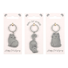Happy Cat Metal Keyring 3 Designs