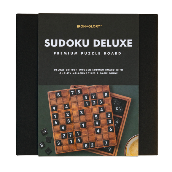 Sudoku Deluxe Luxury Wooden Puzzle Board & Tiles