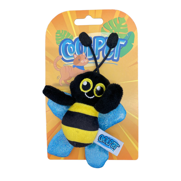 Coolpet Harry the Bee Cute Crinkle Cat Toy