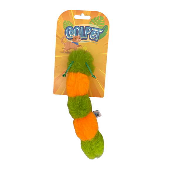 Coolpet Carter the Caterpillar Crinkle Cat Toy