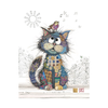 Bug Art Luxury Greetings Card - Kooks Charlie Cat