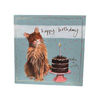 Alex Clark Little Sparkles Birthday Card - Cat & Cake