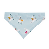 Handmade Cat/Dog Over the Collar Bandana Sky Blue Llamas