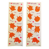 I Love Fat Cats Stickers - Two Sheets Ginger Orange Kitties