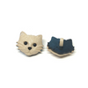 Cute Cat Face Novelty Buttons Pack 10