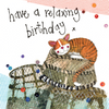 Alex Clark Little Sparkles Card - Lobster Pot Cat