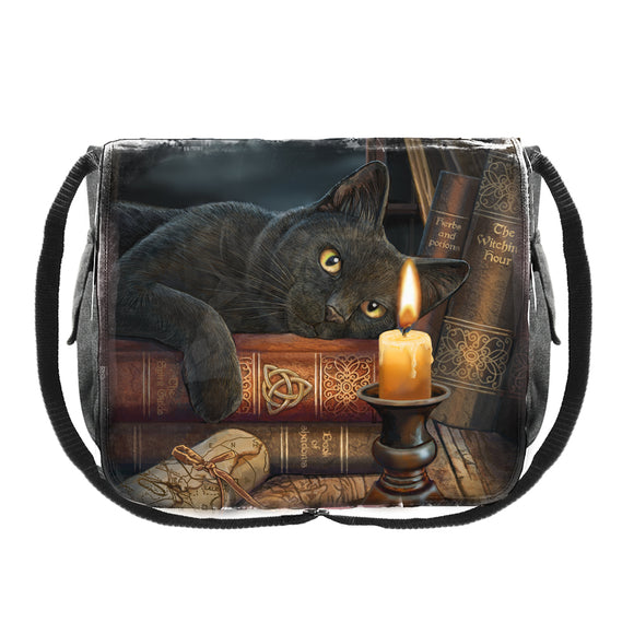 *Lisa Parker Cat Messenger Bag 'The Witching Hour'*