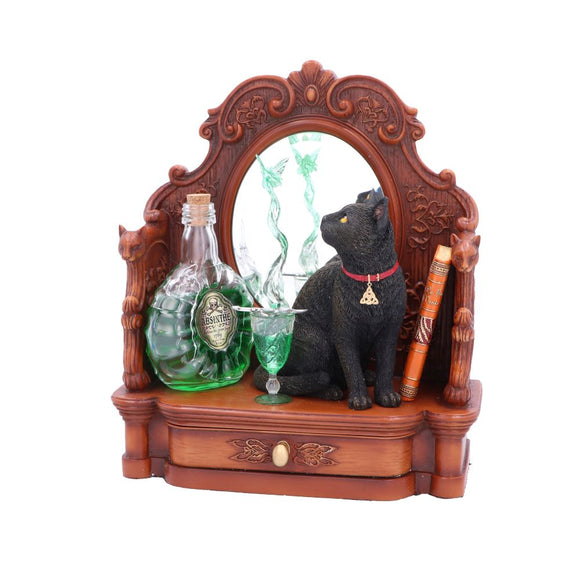 *Lisa Parker Absinthe Cat & Green Fairy Figurine*