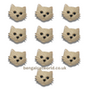 Cute Cat Face Novelty Buttons Pack 10