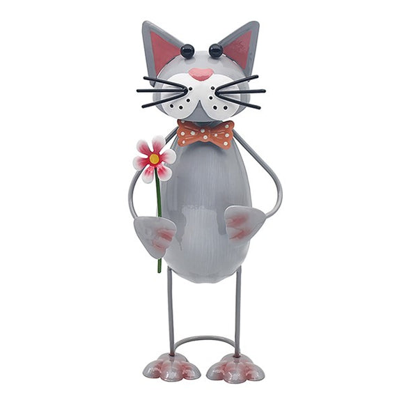 Bright Eyes Indoor/Outdoor Thin Cat Ornament