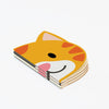 Cat Face Shaped Notebooks - Pack of 3
