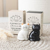 Cat Lucky Charm in Gift Box - Black or White Cat