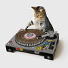 Super Fun Cat Kitten DJ Cat Cardboard Scratcher