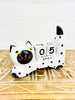 Fair Trade Handmade White Spotty Cat Calendar