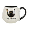 Magic, Coffee & Cats Rounded Mug in Gift Box