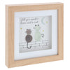 Pebble Glass Box Portrait “All You Need is Love and a Cat”