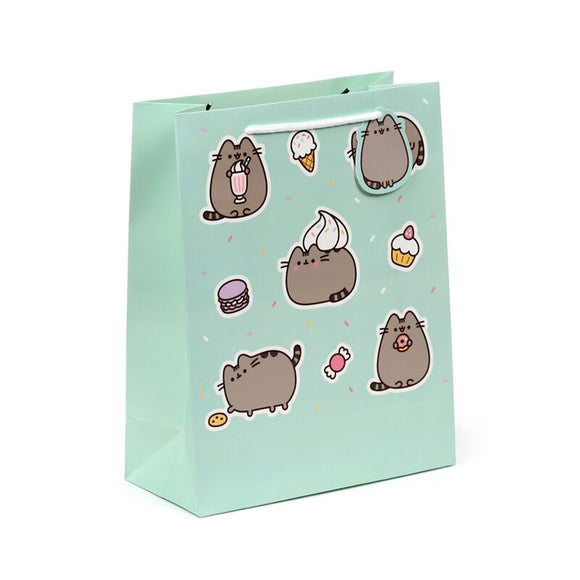 Pusheen the Cat Green Gift Bag - Large