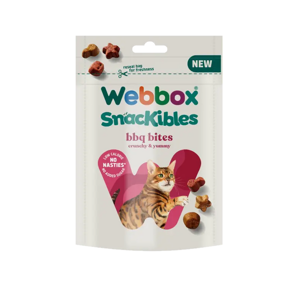 Webbox Snackibles BBQ Bites Cat Kitten Treats 85g